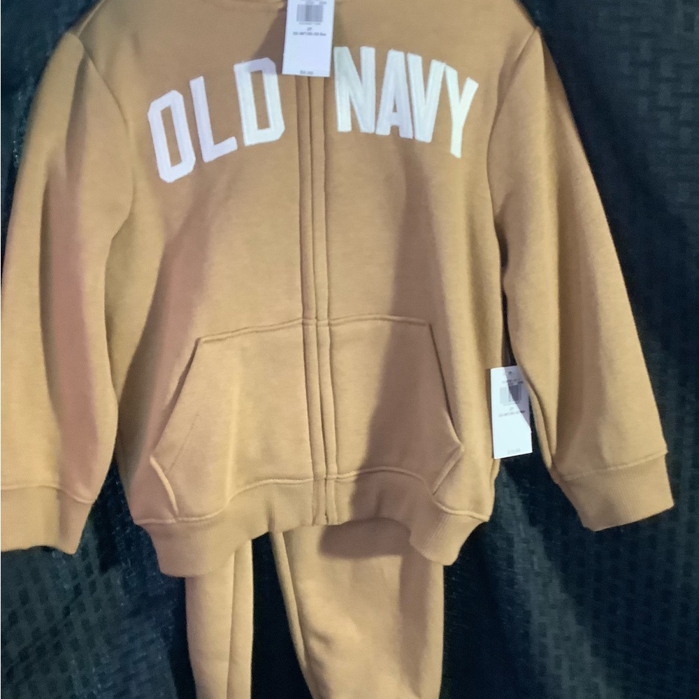 Old Navy Kids Tan Sweatpants & Joggers Set